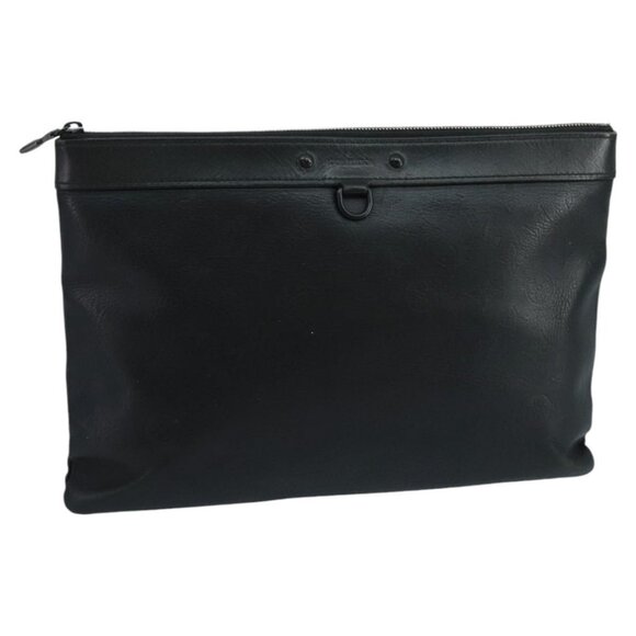 LOUIS VUITTON Monogram Shadow Discovery Clutch Bag Black - Picture 2 of 16